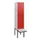 locker met bank,HxBxD 1950x400x815mm,1vak,vak B 400mm,draaigrendel
