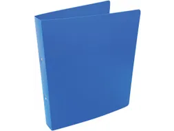 ringmap, voor ft A4, uit PP, 2 ringen van 25mm, blauw