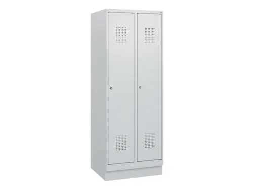 schoollocker,HxBxD 1630x600x500mm,2vak,vak B 300mm,cil.-slot,sokkel