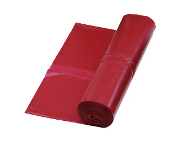 Kunststof Vuilniszakken 70 Liter Dikte 60 micron Rood