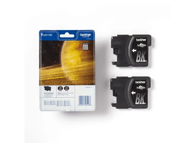Inktcartridge Brother LC-1100BK2 zwart 2X