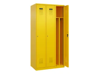 locker voor scheiding van kleding,HxBxD 1850x900x500mm,3vak - 1