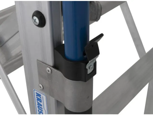 vouwtrapje,bordes H 950mm,eenzijdig,4treden,aluminium