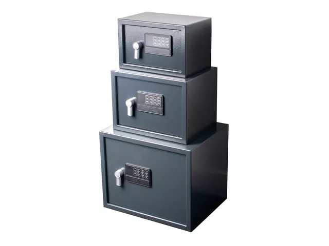 Kluis Pavo elektronisch 430x360x310mm donkergrijs