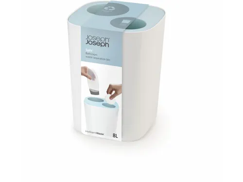 Afvalemmer Split 8 liter Blauw