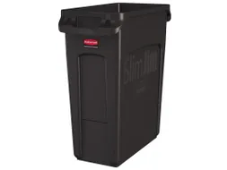 Slim Jim Afvalcontainer Met Luchtsleuven 60 Liter Bruin