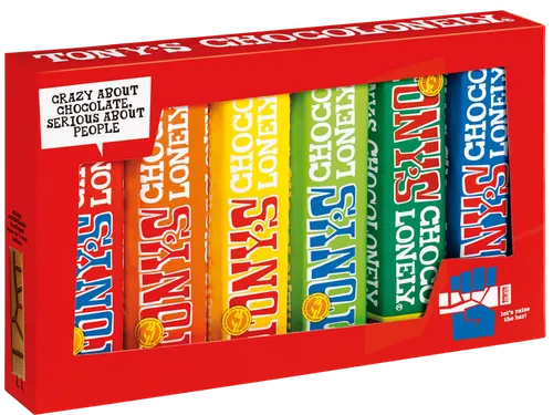 Proeverijtje 47/50g chocoladereep mix 6 stuks