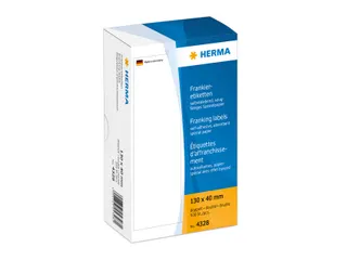 HERMA 4328 Frankeeretiketten dubbel 130x40mm 500 stuks - 1