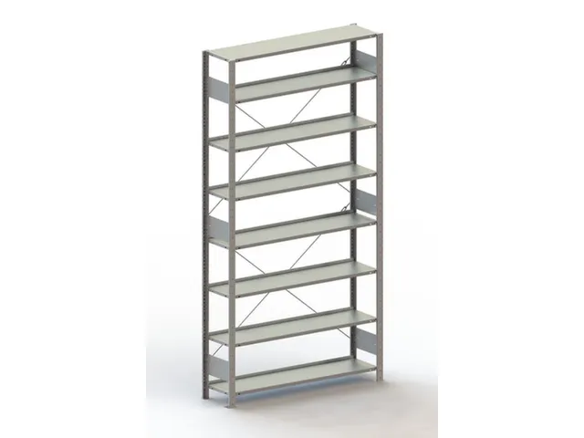 dossierstelling,grondveld,HxBxD 2500x1306x336mm,vaklast 80kg