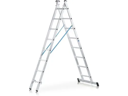 Multifunctionele Reformladder 2-Delig Aluminium L 2 42-4 10M 2X8Treden