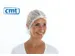 CMT pp non woven Haarnet baret wit 53cm clip cap 1000 Stuks