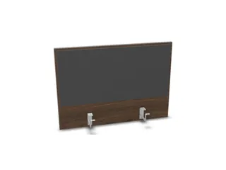 opzetpaneel bureau aanbouw achter NV bruin hickory antraciet 800mm - 1
