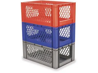 Euronorm-stapelbak 61 Liter 320x600x400mm Rood - 1
