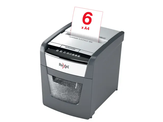 Papiervernietiger Rexel Optimum Auto+ 50X P-4 snippers 4x28mm