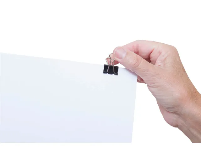 Papierklem Foldback mauly 214 Zwart 19mm 12 Stuks
