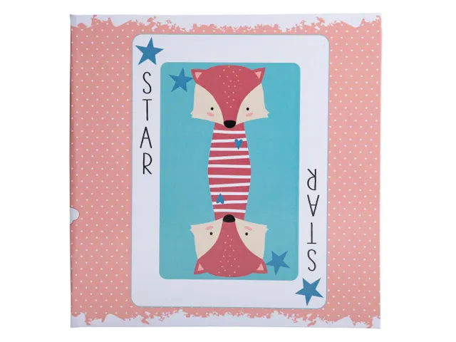 Fotoalbum 30p. wit 2 5x25cm CARTE JEU r/b