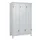 Z-garderobekast,HxBxD 1950x1200x500mm,vak B 200/400mm,draaigrendel