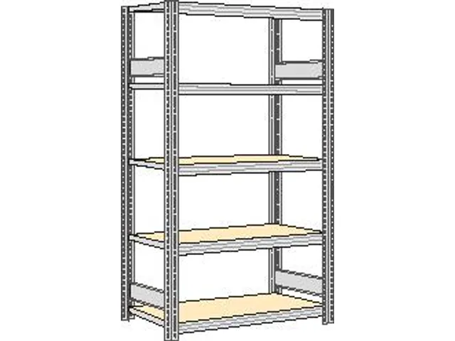 magazijnstelling,grondveld,HxBxD 2000x1341x426mm,vakl. 250kg
