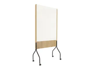 Whiteboard Rocada Natural 100x120cm wit mobiel 2-zijdig melamine magne - 13
