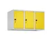 opzetkast,v. locker,3vak.,vak B 300mm,HxBxD 500x900x500mm,draaigrendel
