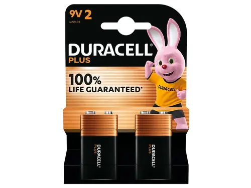 Batterij Duracell Plus 2x 9Volt