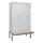 locker voor scheiding van kleding,HxBxD 2120x1200x815mm,4vak