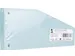 Trapezium 190g/m² karton 2-gaats verdeelstroken 100 stuks blauw