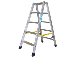 Boktrap Aluminium L 1 15M 2X4Treden Dubbelzijdig Uitvoering Nl - 1