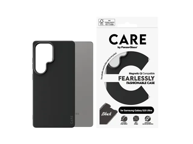 PanzerGlass CARE by Case Black w. Qi Compatible Samsung Galaxy S