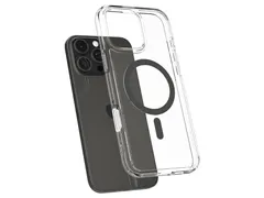 iPhone 16 Pro Spigen Ultra Hybrid T Hoes Magsafe Transparant Grijs