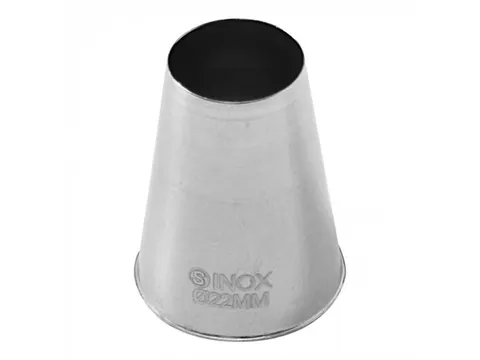 Spuitje rvs glad 19 Ø22mm