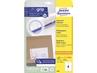 AVERY Witte universele etiketten QuickPeel  ft 105 x 148 mm