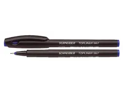 Fineliner Schneider Topliner 967 Blauw 0.4mm