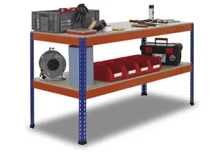 Werktafel Hxbxd 990X2450X1230Mm 1Legbord Draagvermogen 320Kg - 1