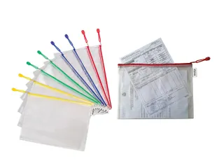 Opbergtas Djois met rits A4 assorti - 4