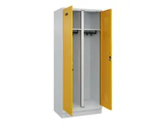 locker voor scheiding van kleding,HxBxD 1950x800x500mm,2vak