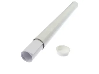 Verzendkoker Raadhuis A1 650x60mm rond wit krimp a 5 stuks - 7