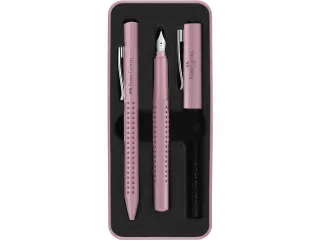Balpen en Vulpen Faber-Castell Grip 2010 Harmony "rose shadows" in gif - 4