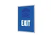 Kliklijst A1 complete set met print "EXIT" Blauw