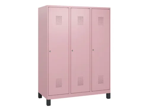 schoollocker,HxBxD 1630x1200x500mm,3vak,vak B 400mm,cil.-slot,voeten