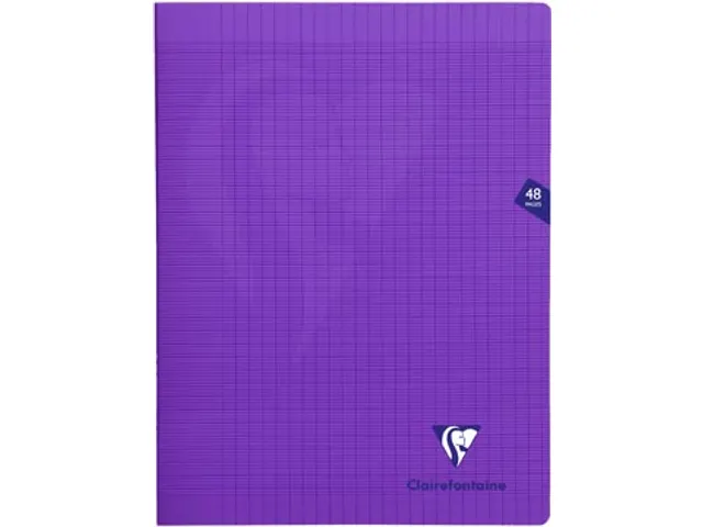 Clairefontaine schrift Mimesys A4+ 24 vel Seyès, kaft in PP assorti