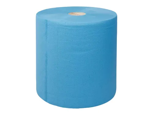 Poetspapier P53460 Euro verlijmd perforatie REC Blauw 3-Laags