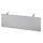 zichtscherm,v. bureau,HxB 350x1150mm,zilverkleurig