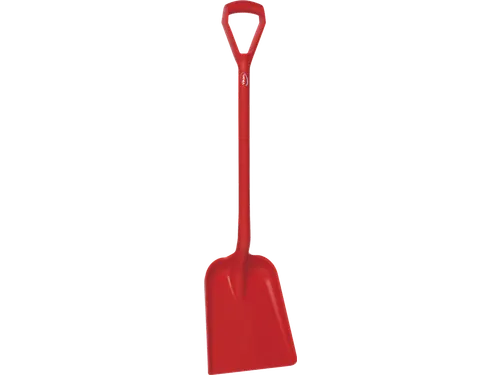 Hygiene 5625-4 schop D-grip, rood steel 104cm, standaard blad 33