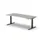 Elektrisch ihv bureau,HxBxD 650-1310x2000x900/800mm,blad lichtgrijs