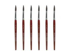 Penseel Kangaro Serie 120 rond Nr. 14 geitenhaar doos 6 stuks
