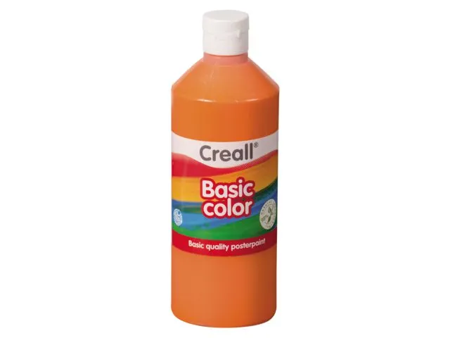 Plakkaatverf Creall basic oranje 500ml