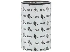 Zebra 1600 wax ribbon 01600BK13145 131mmx450 m