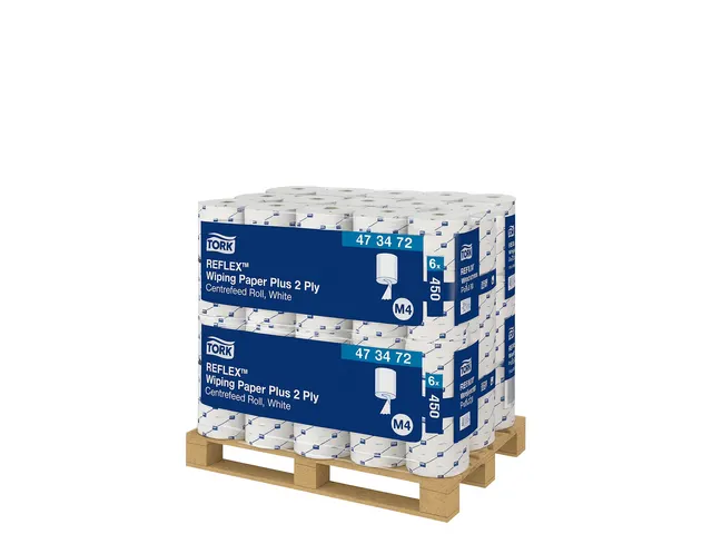 Poetsrol Reflex Plus M4 SmartCore centerfeed 2-laags 473472 Pallet