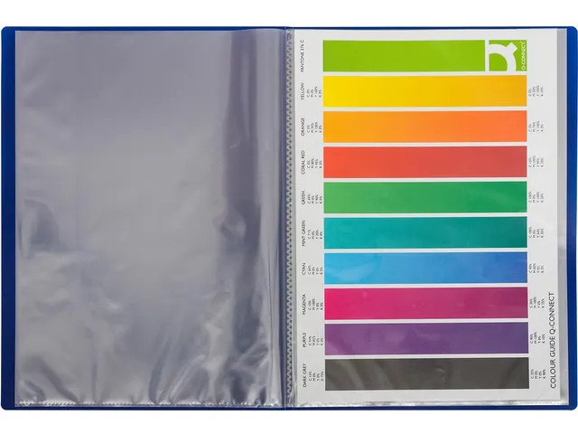 Showalbum A4 PP 20 Tassen Blauw